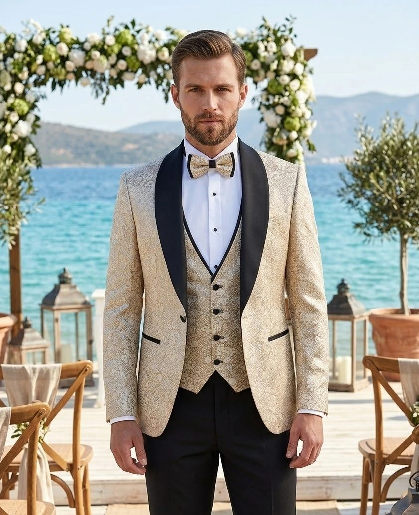 Smoking col châle 50112-22 en gros par Pagus Menswear